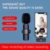 Wireless Lavalier Microphone for Type C with iPhone Adapter